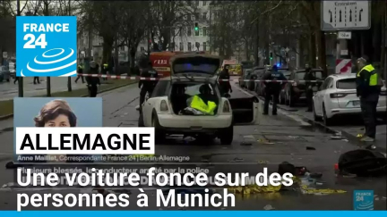 Allemagne : une voiture fonce sur des personnes à Munich, plusieurs blessés • FRANCE 24