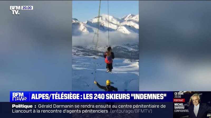 Alpes/télésiège : les 240 skieurs "indemnes" - 24/12