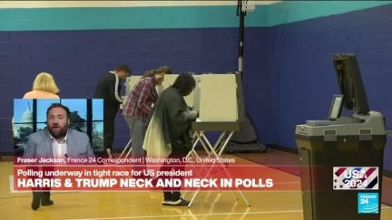 America reaches Election Day, voters go to polls