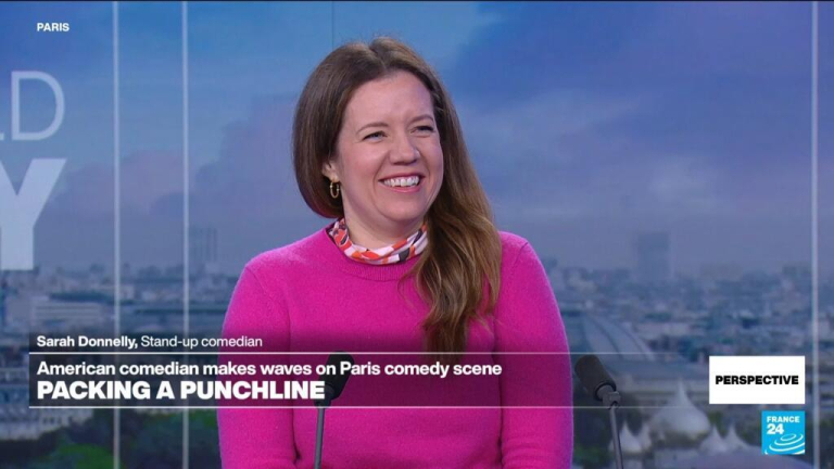 American stand-up comedian Sarah Donnelly on making light of her life in Paris