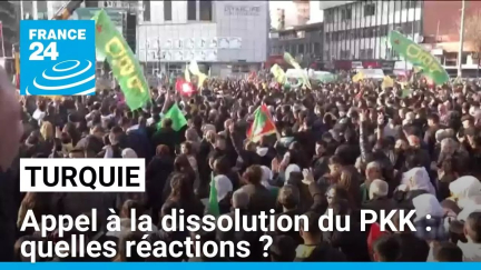 Appel d'Öcalan à la dissolution du PKK : des réactions contrastées chez les Kurdes • FRANCE 24