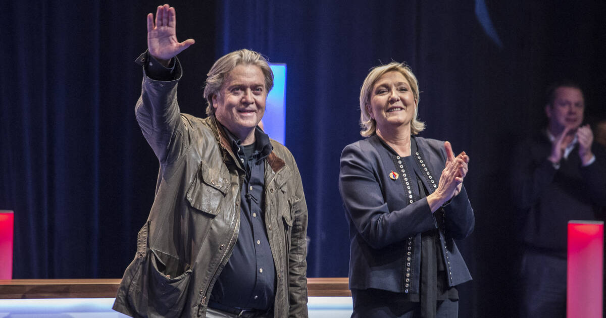 Après son salut nazi, le RN tente de faire croire qu’il ne connaît pas vraiment Steve Bannon