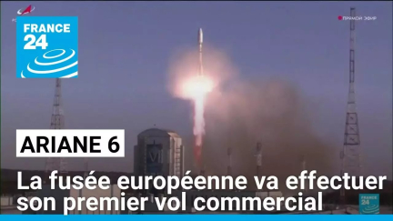 Ariane 6 : la fusée européenne prête à effectuer son premier vol commercial • FRANCE 24