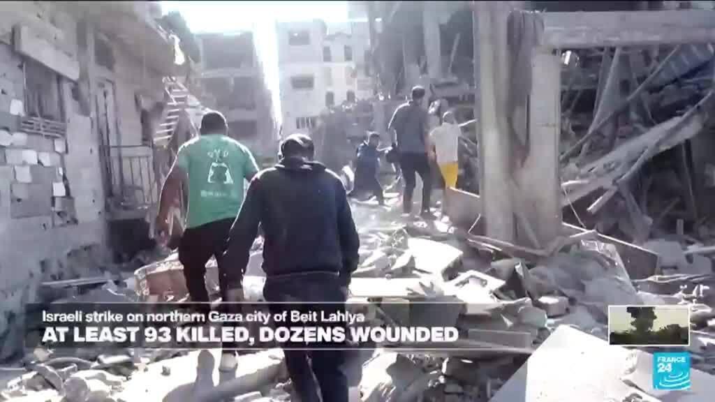 At least 93 killed in Israeli strike on northern Gazan city of Beit Lahiya