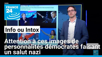 Attention à ces images de personnalités démocrates faisant un salut nazi • FRANCE 24