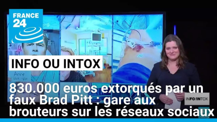 Attention aux "brouteurs" : comment un faux Brad Pitt a extorqué plus de 800.000 euros à une femme