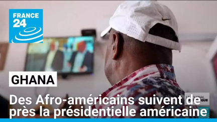 Au Ghana, des Afro-américains suivent de près la présidentielle américaine • FRANCE 24