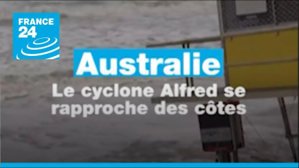 Australie : le cyclone Alfred se rapproche des côtes • FRANCE 24