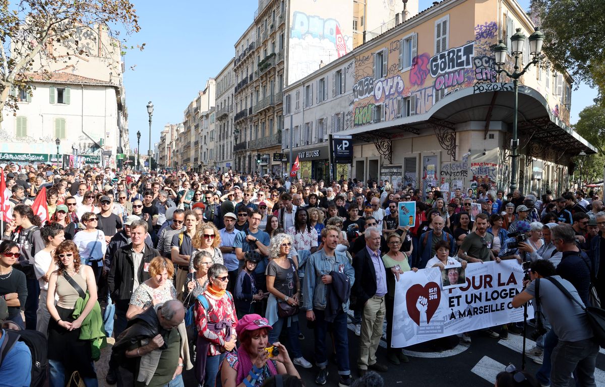 Avant le procès des immeubles effondrés rue d’Aubagne, les Marseillais exigent "justice et un logement digne"