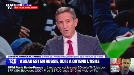 Bachar al-Assad renversé: "Il y a eu démission totale de l'armée régulière qui s'explique par le fait que les gens étaient sous payés", explique Patrick Dutartre, général de l'Armée de l'Air