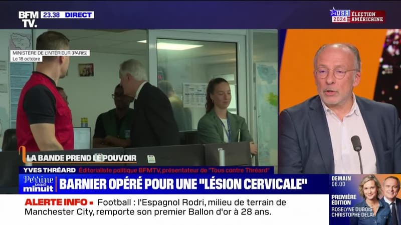 Barnier opéré pour une "lésion cervicale" - 28/10