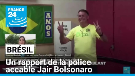 Brésil : Bolsonaro a "participé activement" à un projet de coup d'État en 2022, selon la police