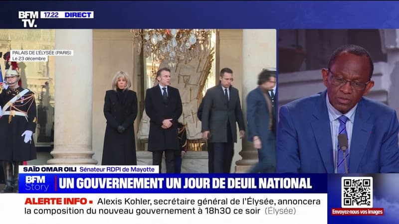 "Ça me heurte parce qu'une journée de deuil, il faut aller jusqu'au bout", estime Saïd Omar Oili, sénateur RDPI de Mayotte à propos de l'annonce du gouvernement