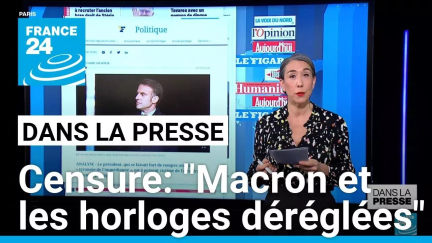 Censure du gouvernement: "Emmanuel Macron, maître des horloges déréglées" • FRANCE 24