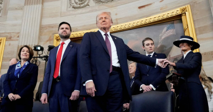 Cérémonie d’investiture de Donald Trump au Capitole : tapis rouge et peur bleue