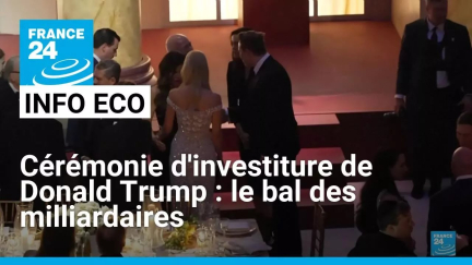 Cérémonie d'investiture de Donald Trump : le bal des milliardaires • FRANCE 24