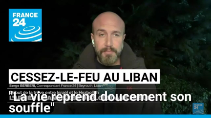 Cessez-le-feu au Liban : "La vie reprend doucement son souffle" • FRANCE 24