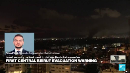 'Chaotic evening': Israel issues first central Beirut evacuation warning