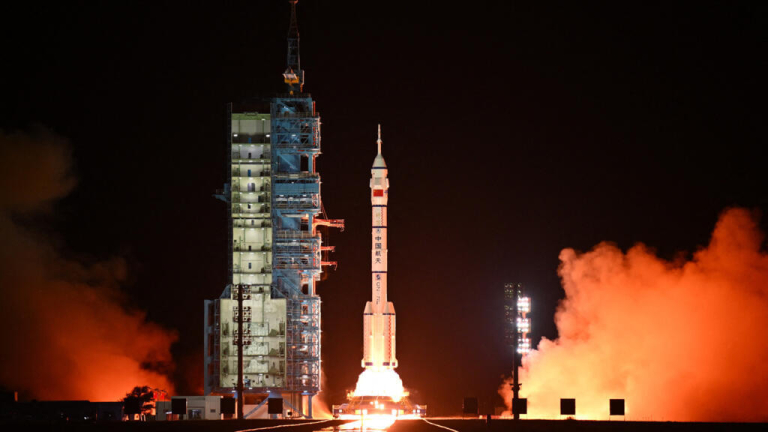 Chinese crew blasts off on 'dream' mission to Tiangong space station