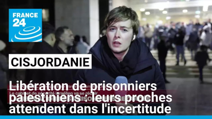 Cisjordanie : l'incertitude plane sur la libération des prisonniers palestiniens • FRANCE 24