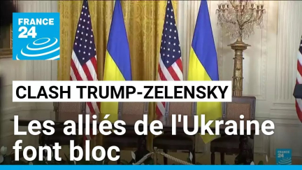 Clash Trump-Zelensky : les alliés de l'Ukraine font bloc • FRANCE 24