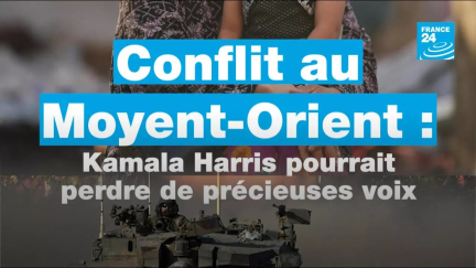 Conflit au Proche-Orient : Kamala Harris pourrait perdre de précieuses voix • FRANCE 24