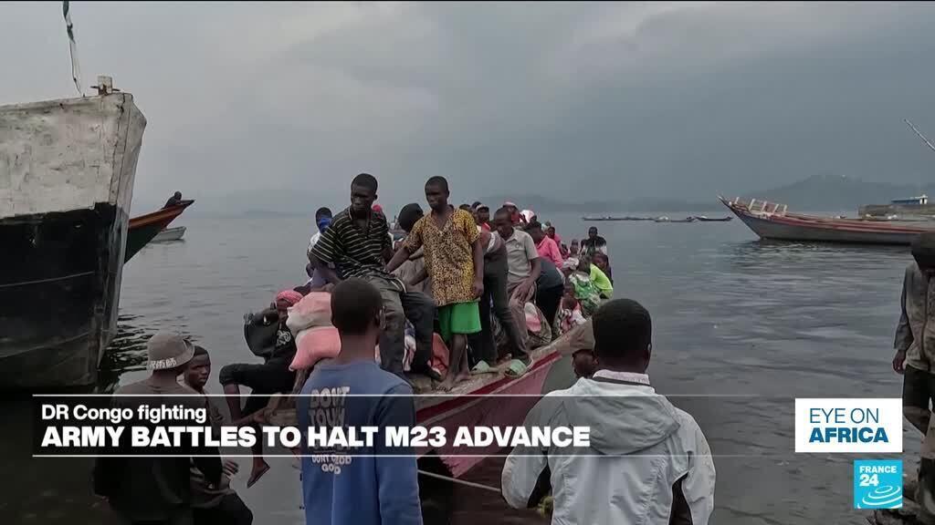 Congolese army battles to halt M23 advance