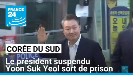 Corée du Sud : le président suspendu Yoon Suk Yeol sort de prison • FRANCE 24