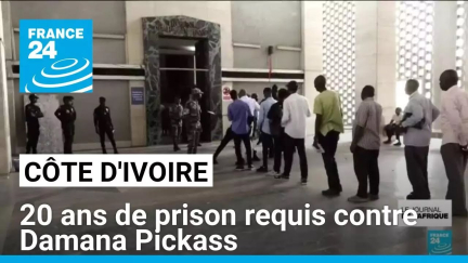 Côte-d'Ivoire : 20 ans de prison requis contre Damana Pickass • FRANCE 24