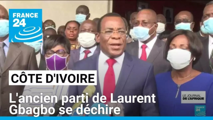 Côte d'Ivoire : les deux branches de l'ancien parti de Laurent Gbagbo se déchirent • FRANCE 24