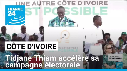 Côte d'Ivoire : Tidjane Thiam accélère sa campagne lors d'un meeting à Abidjan • FRANCE 24