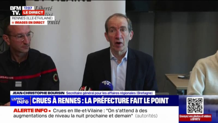 Crues en Ille-et-Vilaine: "On s'attend à des augmentations de niveau pour la nuit prochaine et la journée de demain", selon les autorités régionales