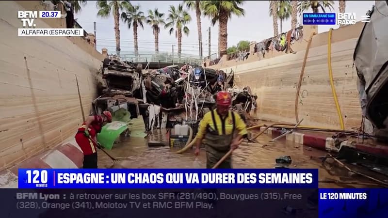 Crues meurtrières en Espagne: un chaos qui va durer des semaines