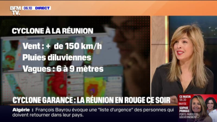 Cyclone Garance: l'alerte rouge déclenchée à partir de 19h à La Réunion, des rafales à plus de 150 km/h attendues