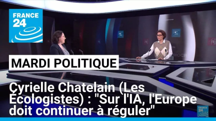 Cyrielle Chatelain (Les Écologistes) : "Sur l'IA, l'Europe doit continuer à réguler"