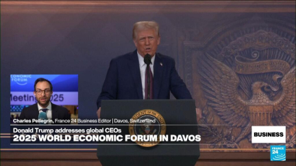 Davos 2025: Trump tells businesses to build in America or face tariffs