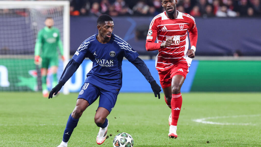 Dembélé stars as ruthless PSG beat Brest in all-French Champions League playoff