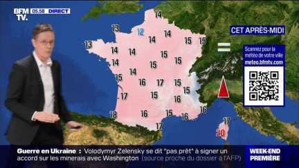 Des nuages présents sur une large partie de la France mais des températures en hausse