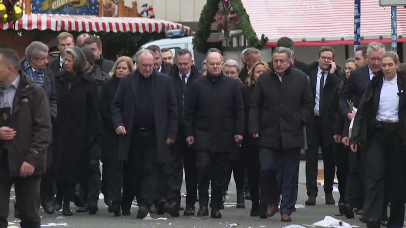 DIRECT. "Attentat" en Allemagne: le chancelier Olaf Scholz, arrivé à Magdebourg, se recueille