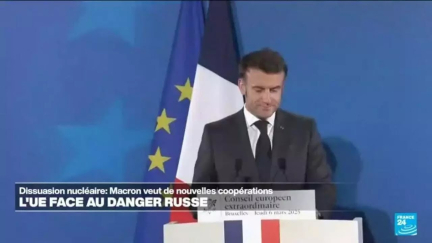 Dissuasion nucléaire : Emmanuel Macron veut de nouvelles coopérations • FRANCE 24