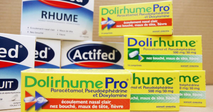 Dolirhume, Actifed Rhume, Humex Rhume… Pourquoi la vente libre de huit médicaments est-elle interdite en France ?