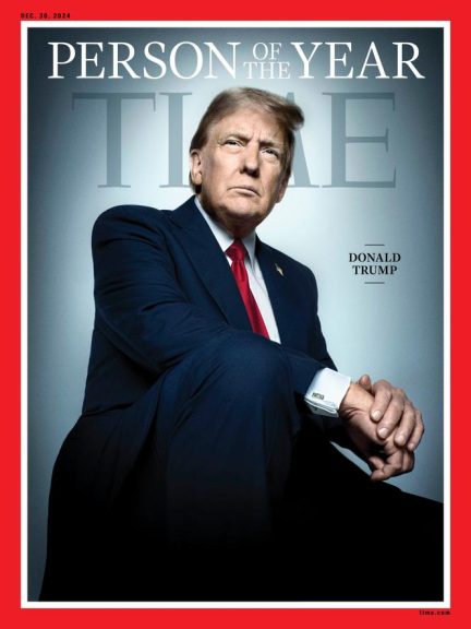 Donald Trump désigné personnalité de l’année 2024 par le magazine « Time »