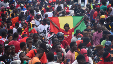 Dozens killed in clashes between rival fans at football match in Guinea