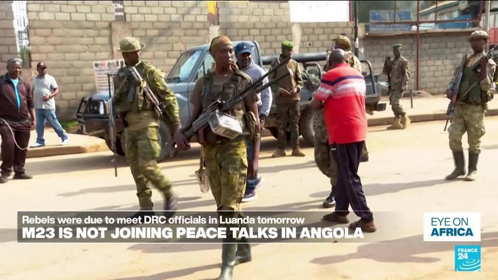 DR Congo conflict: M23 rebels will not participate in peace talks in Angola