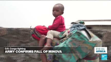 DR Congo fighting: Army confirms fall of Minova