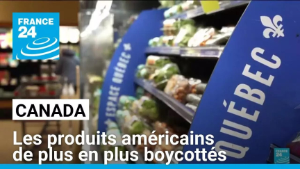 Droits de douane : au Canada, les produits américains de plus en plus boycottés • FRANCE 24