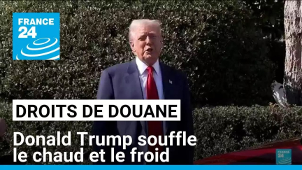 Droits de douane : Donald Trump souffle le chaud et le froid • FRANCE 24