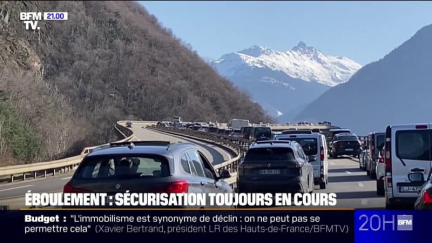 Éboulement en Savoie: la sécurisation de la RN90 toujours en cours