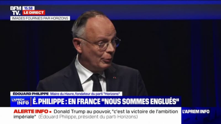 Édouard Philippe: "Le monde avance, et nous sommes englués dans une crise politique nationale qui nous coûte cher"