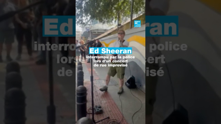 #EdSheeran interrompu par la police lors d’un concert de rue improvisé en #Inde • FRANCE 24